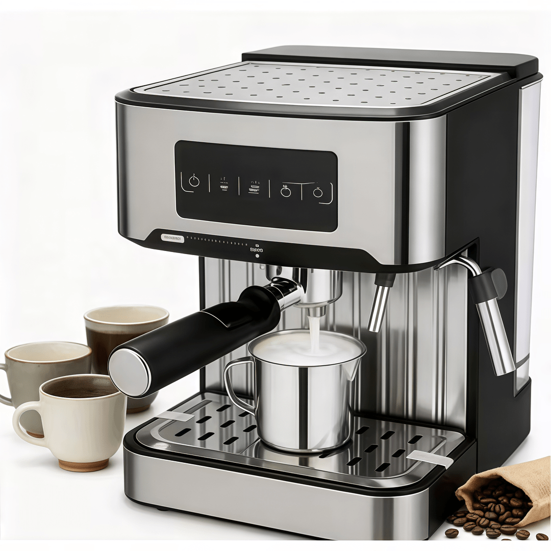 Máquina de Café Espresso Automática 1,6 L com Moedor Integrado