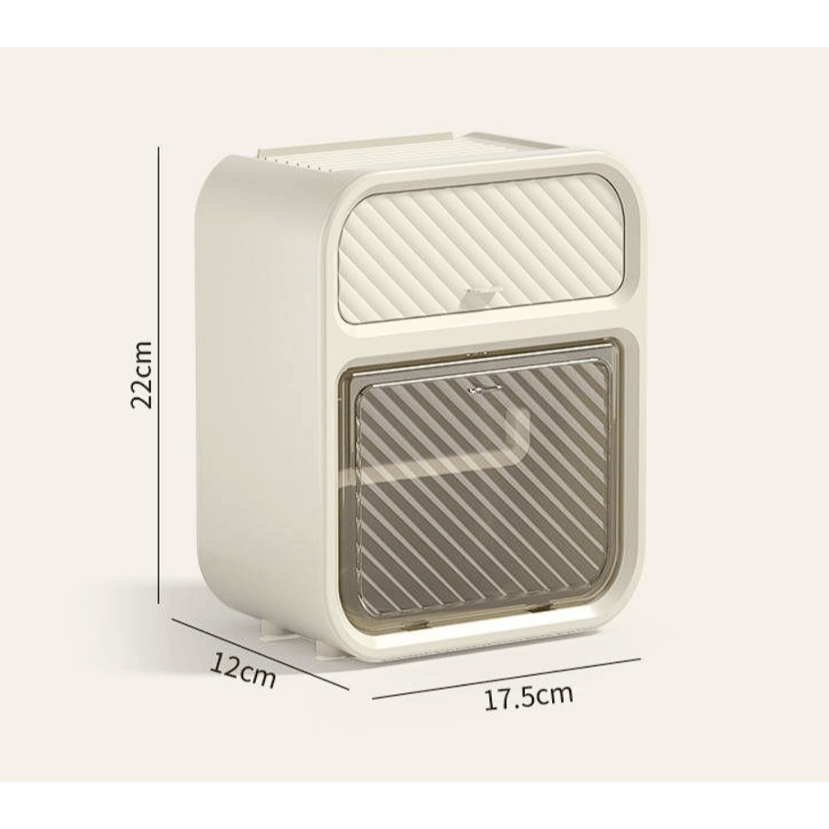 Porta-Papel Higiênico com Bandeja Organizadora para Banheiro