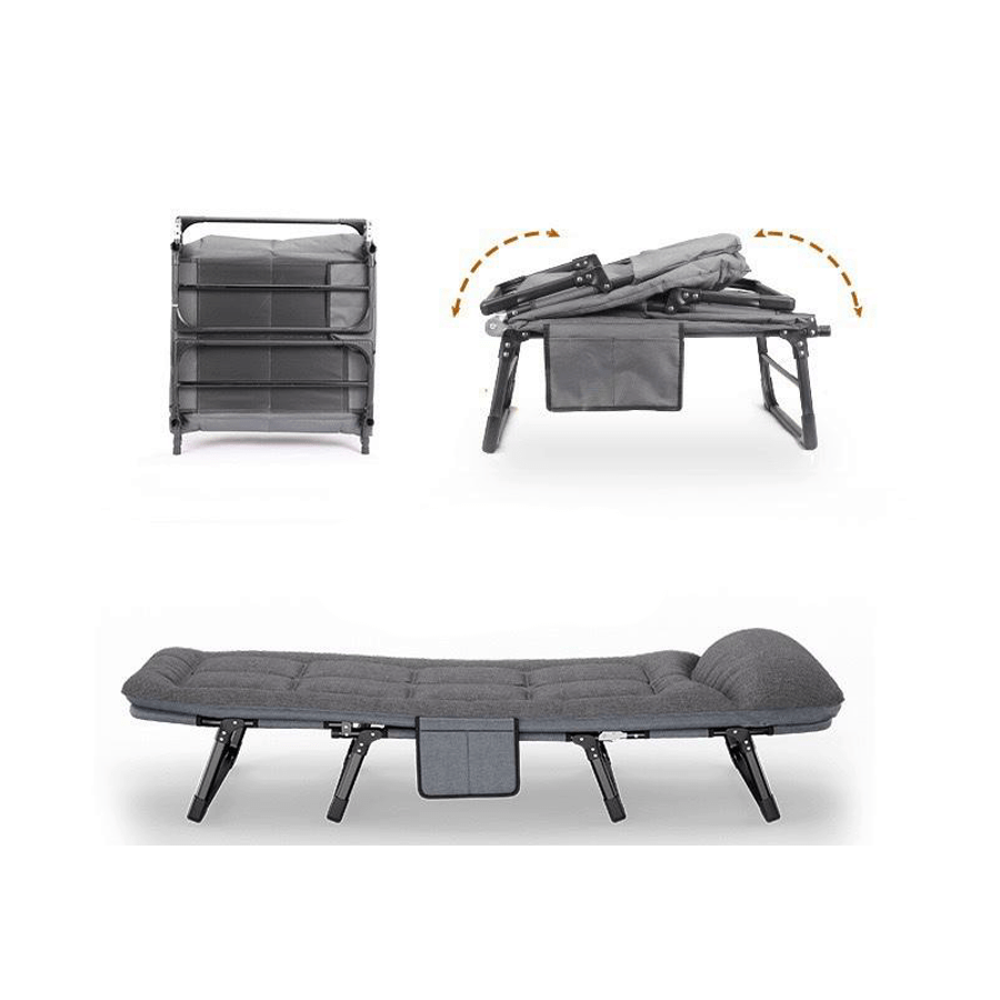 Espreguiçadeira Dobrável Portátil para Descanso e Lazer