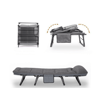 Espreguiçadeira Dobrável Portátil para Descanso e Lazer