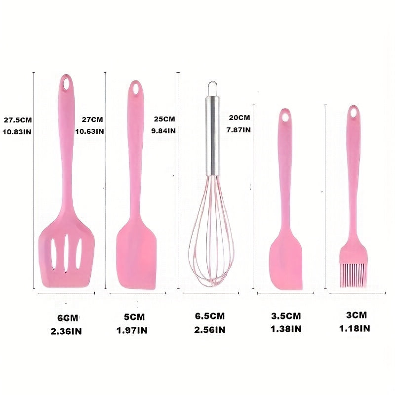 Conjunto de Utensílios de Cozinha em Silicone