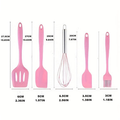 Conjunto de Utensílios de Cozinha em Silicone