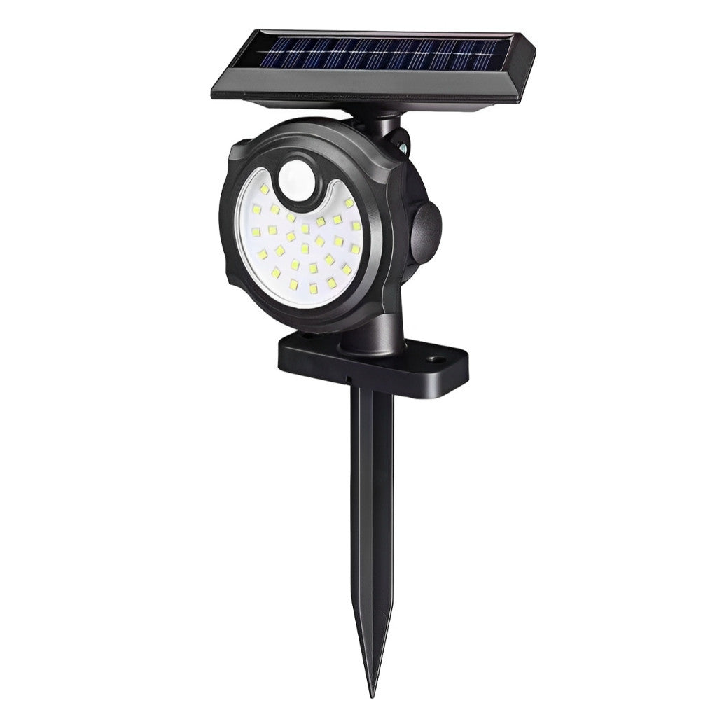 Refletor Solar LED para Jardim com Fixação por Espeto