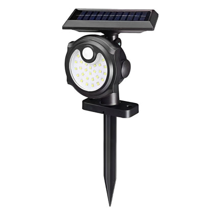Refletor Solar LED para Jardim com Fixação por Espeto