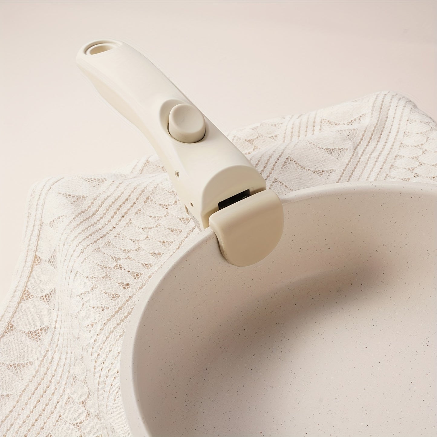 Conjunto de Panelas Cerâmicas Antiaderentes com Cabos Removíveis