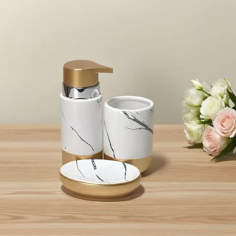 Conjunto de Banheiro em Cerâmica 4 Peças