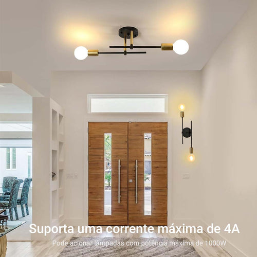 Lustre de Teto Estilo Industrial Retrô