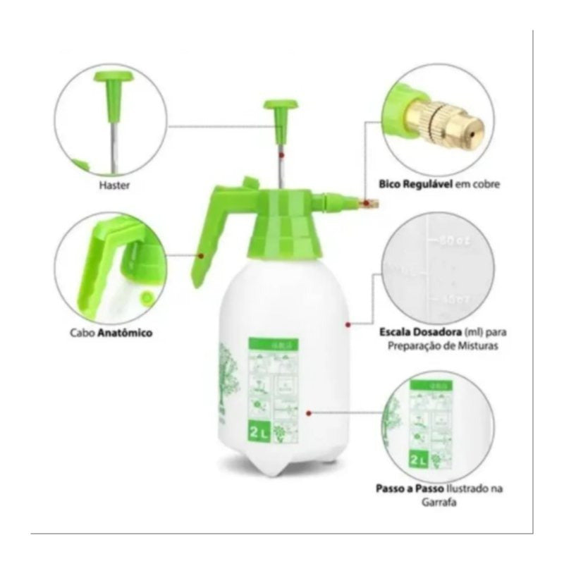 Pulverizador de Alta Pressão 2 Litros