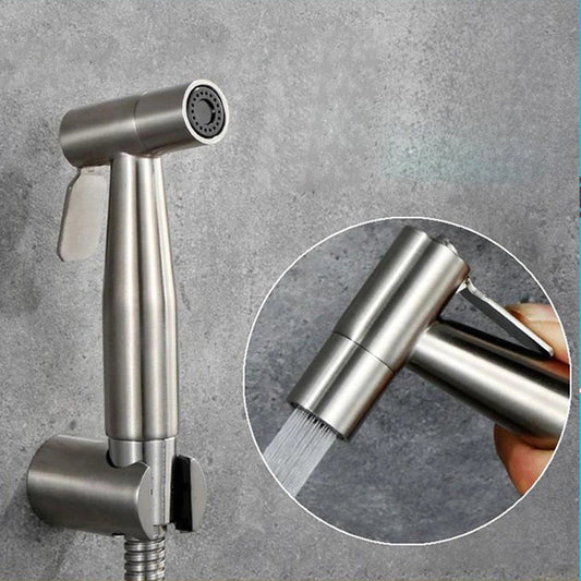 Ducha Higiênica Cromada para Banheiro com Mangueira Flexível