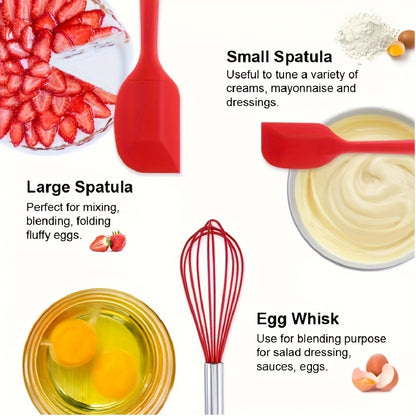 Conjunto de Utensílios de Cozinha em Silicone