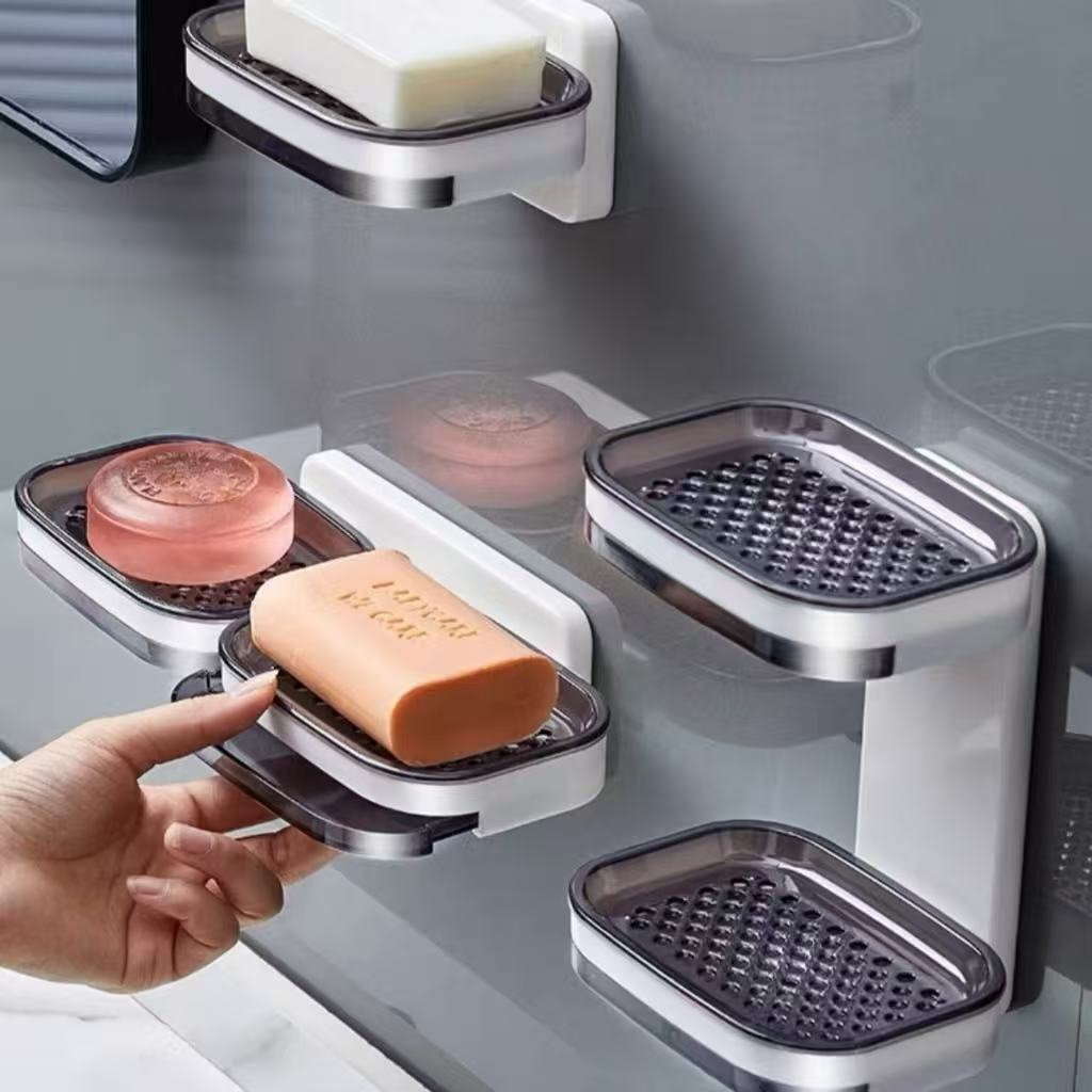 Saboneteira com Drenagem para Banheiro de Parede