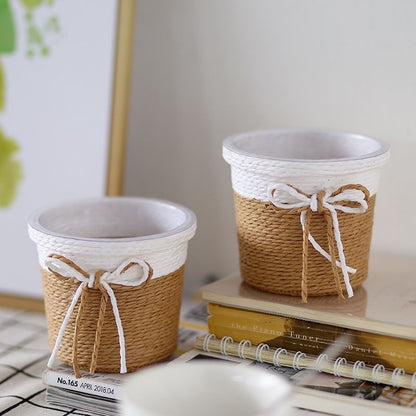 Kit de Vasos Decorativos de Mesa Mini para Plantas Naturais ou Artificiais