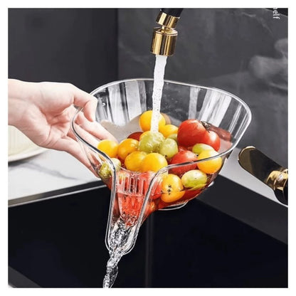 Bacia Escorredora para Lavar Alimentos na Cozinha