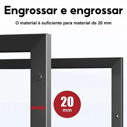 Suporte Ajustável para Micro-ondas em Aço Carbono