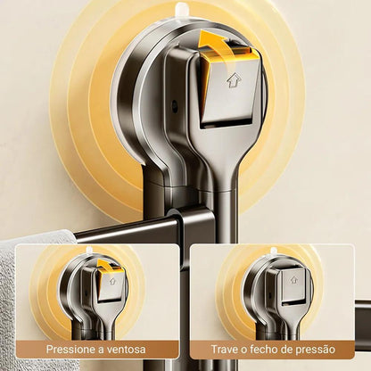 Porta-Toalhas Giratório de Parede