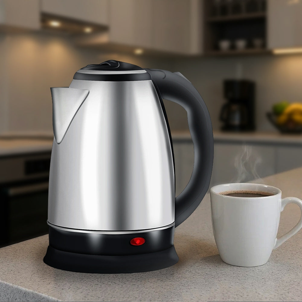 Chaleira Elétrica Inox 127V com Aquecimento Rápido