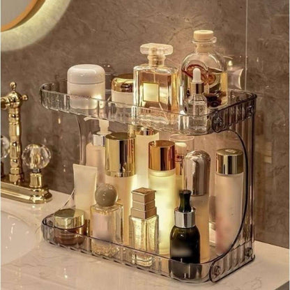 Suporte Acrílico para Cosméticos com Acabamento Diamantado