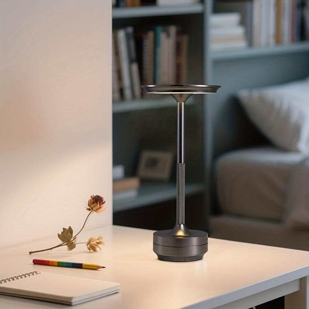 Abajur de Mesa LED Touch Recarregável para Leitura