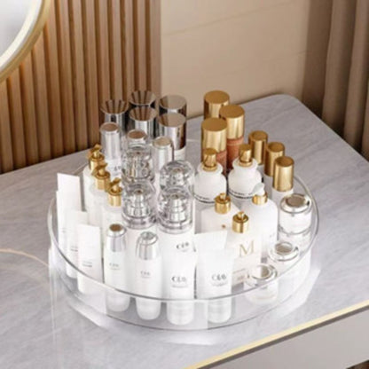 Organizador Giratório em Acrílico para Cosméticos