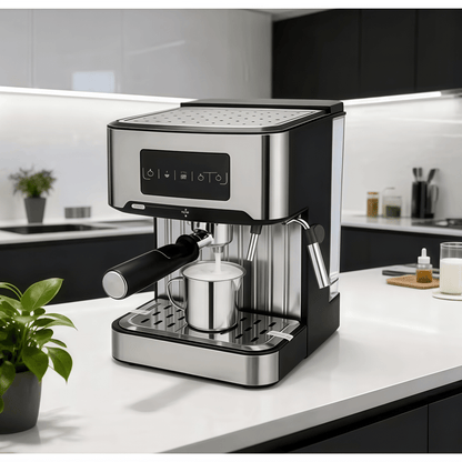 Máquina de Café Espresso Automática 1,6 L com Moedor Integrado