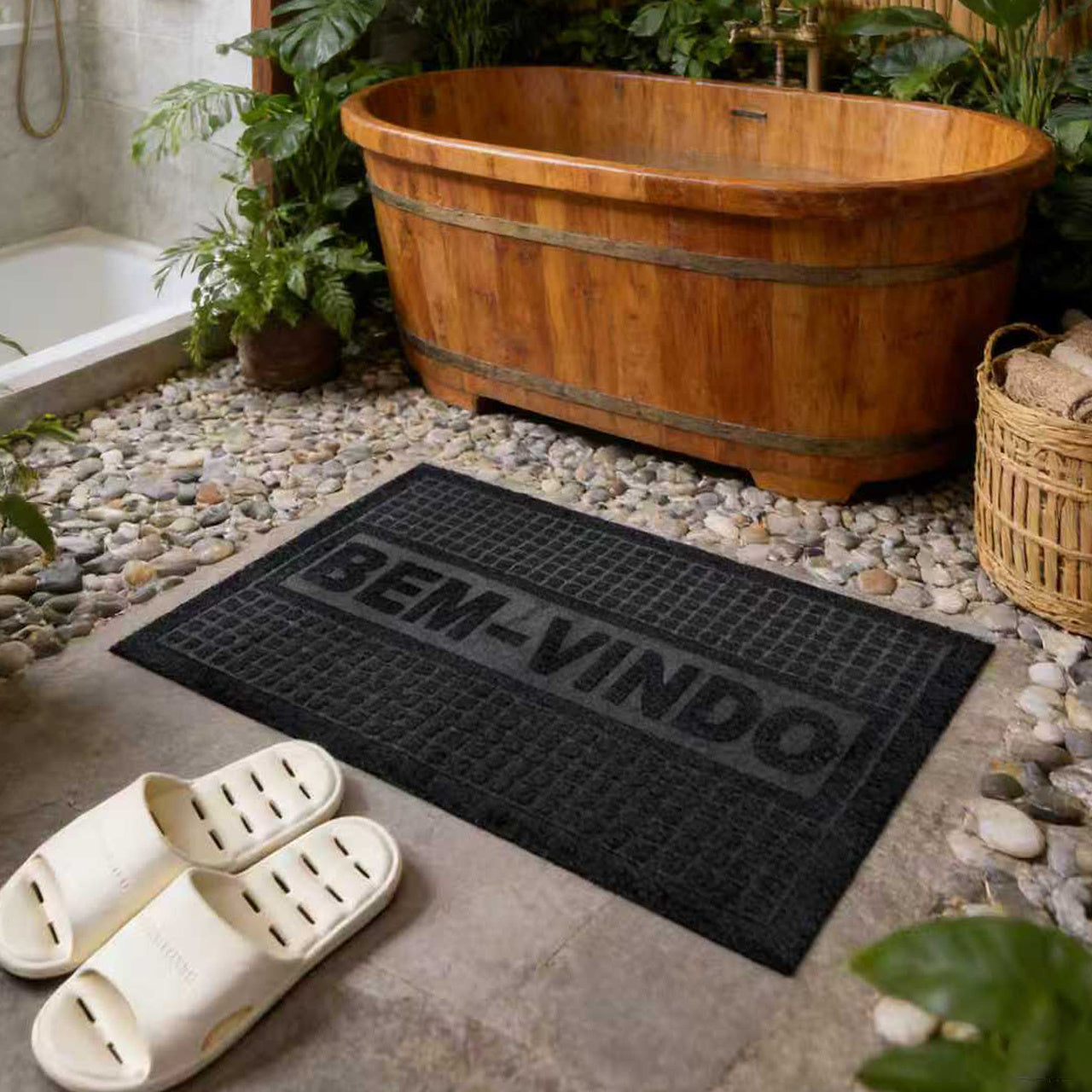 Capacho Antiderrapante Absorvente para Casa