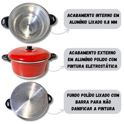 Jogo de Panelas de Alumínio para Cozinha