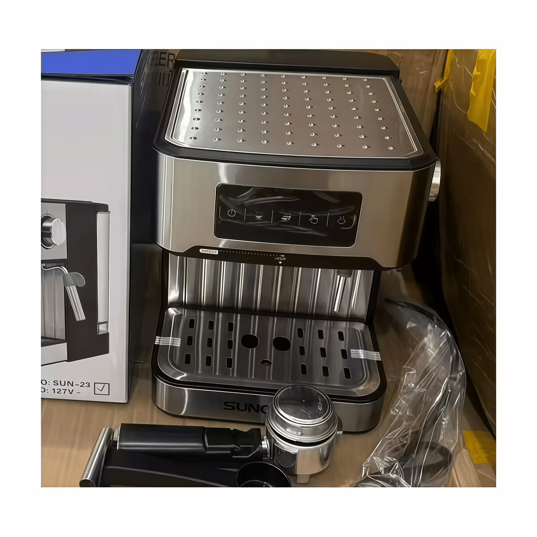 Máquina de Café Espresso Automática 1,6 L com Moedor Integrado