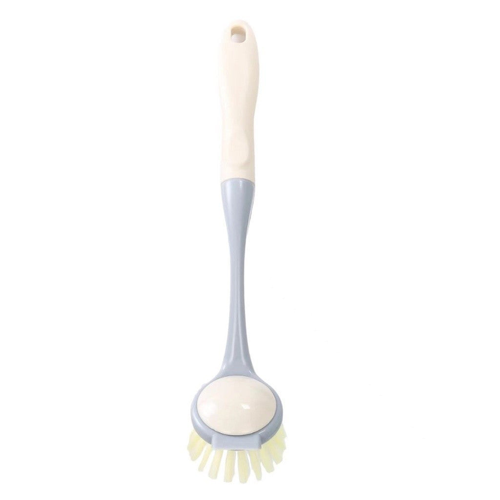 Escova Redonda Multiuso com Cabo e Raspador