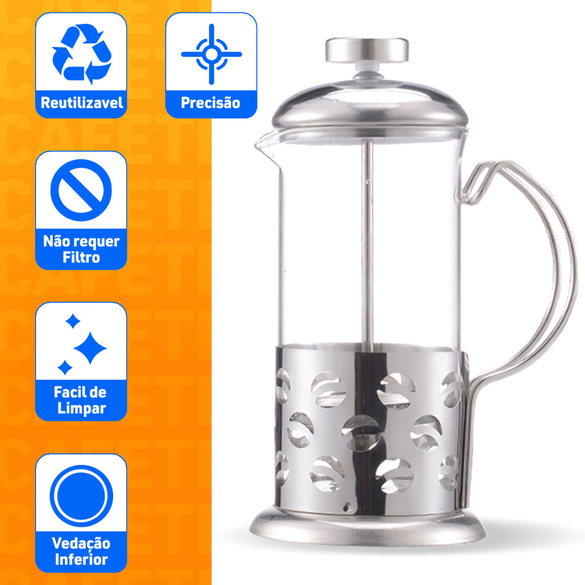 Cremeira Francesa de Inox 600ml